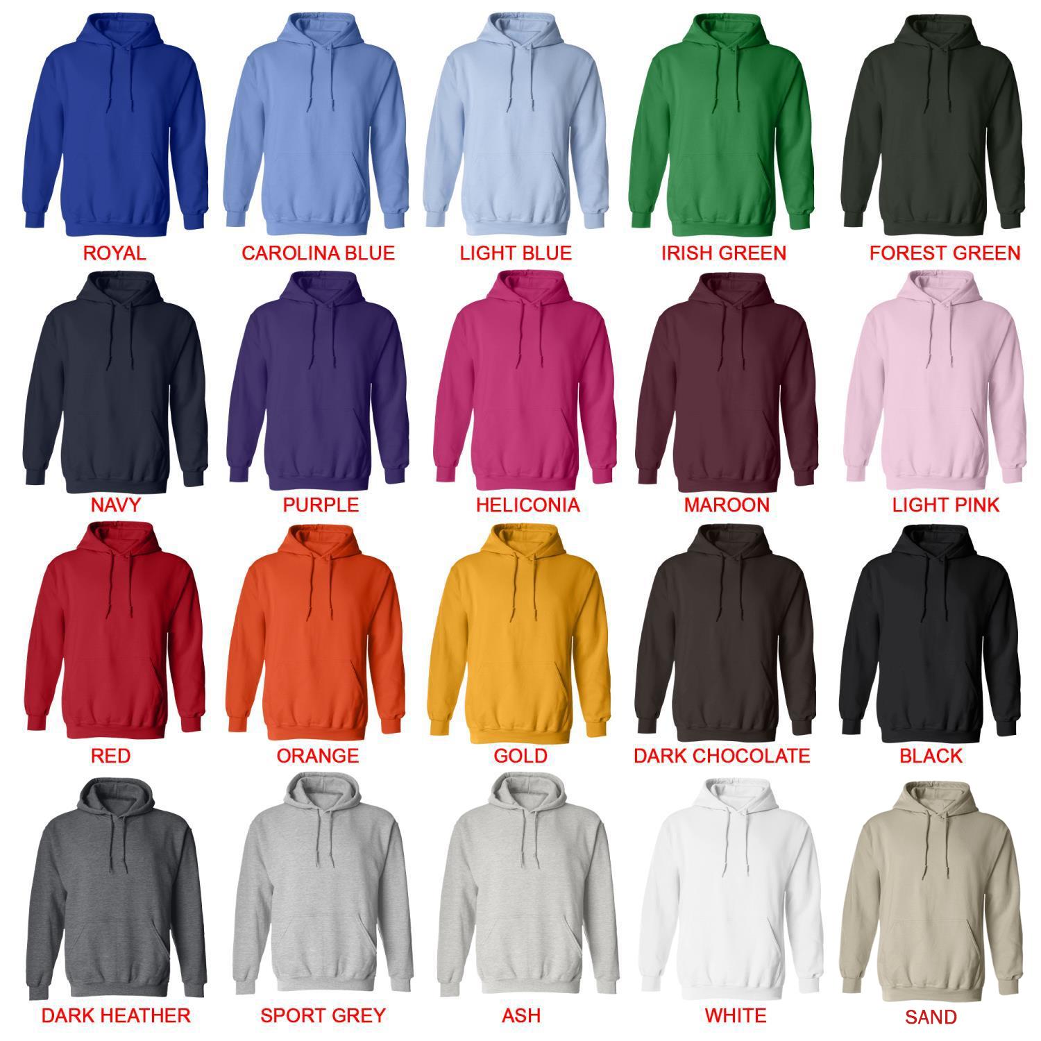 hoodie color chart - Nail Tech Gifts UK