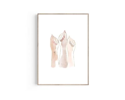 Nailtech Manicure Salon Decor Print Wall Art