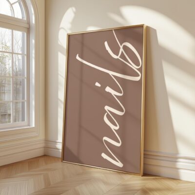 Nailtech Salon Studio Decor Wall Art