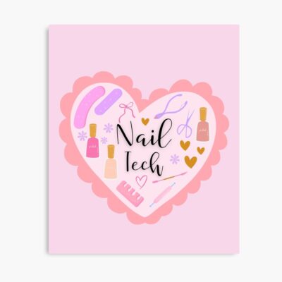 Nail Tech Everyday Work Life Poster