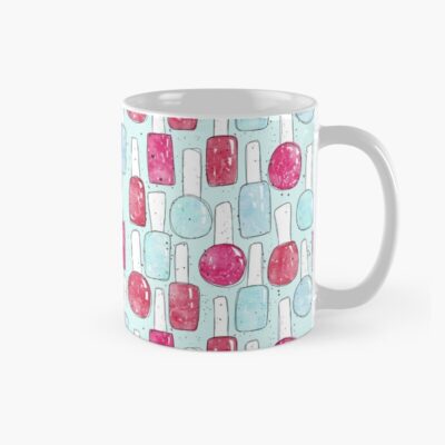 Duck Egg Cherry Red Nail Polish Mug