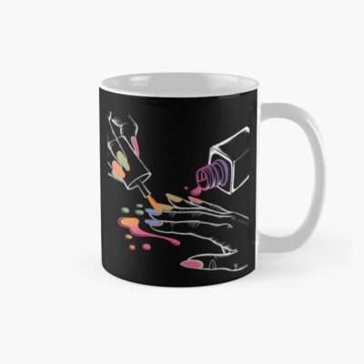 Colorful Manicure Nails Everyday Style Mug
