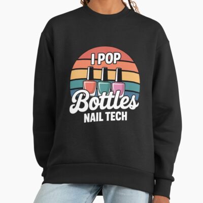 Nail Tech Pop Bottles Glam Expert Sweatshirt