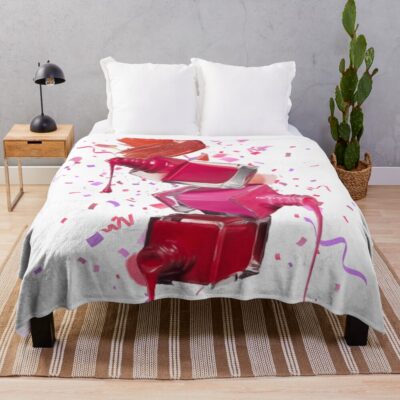 If The Colour Fits Wear It Throw Blanket