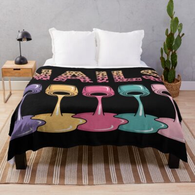 Lunch Lady School Cafeteria Throw Blanket